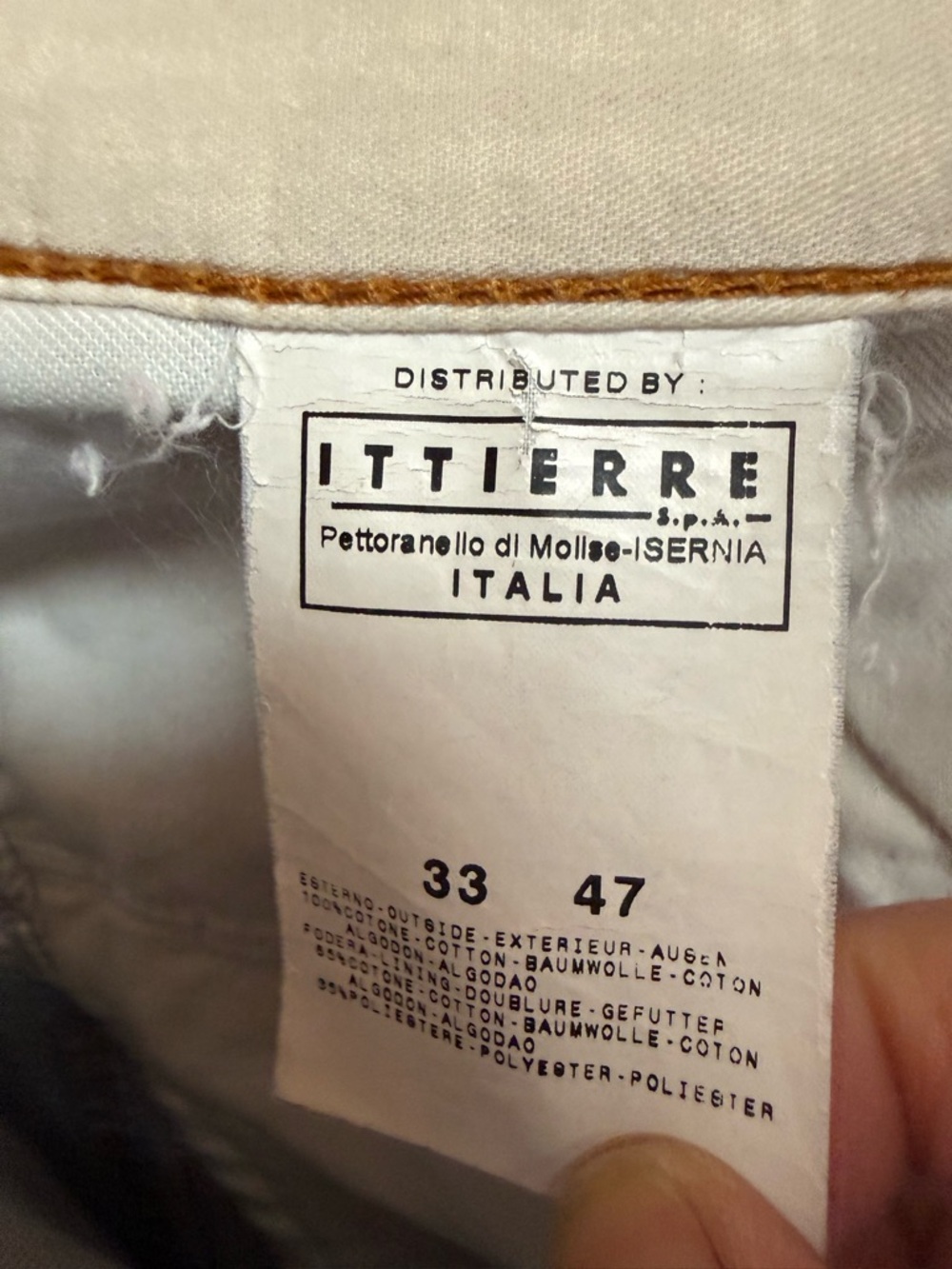 Dolce & Gabbana Light Blue Denim with Taupe Logo Patch - Picture 7 of 7